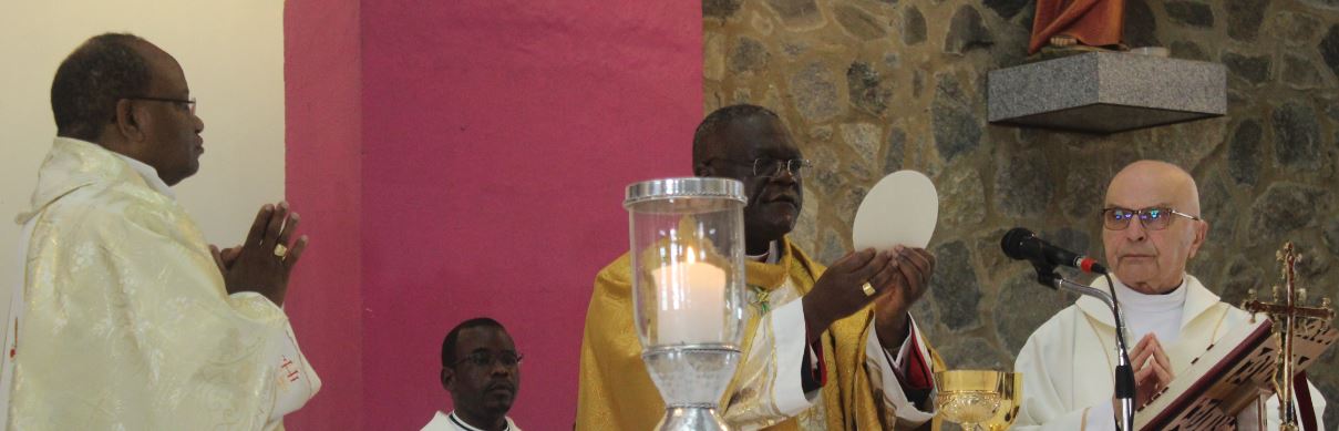 Archbishop Banda’s first Sunday at his Parish