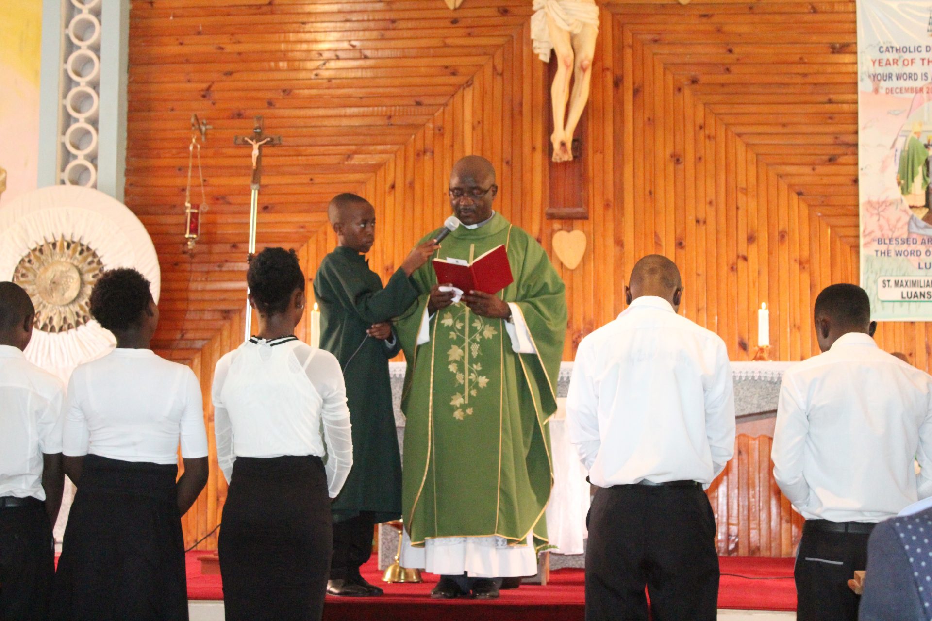 Pastoral Visitation at St. Maximilian Kolbe, Luanshya