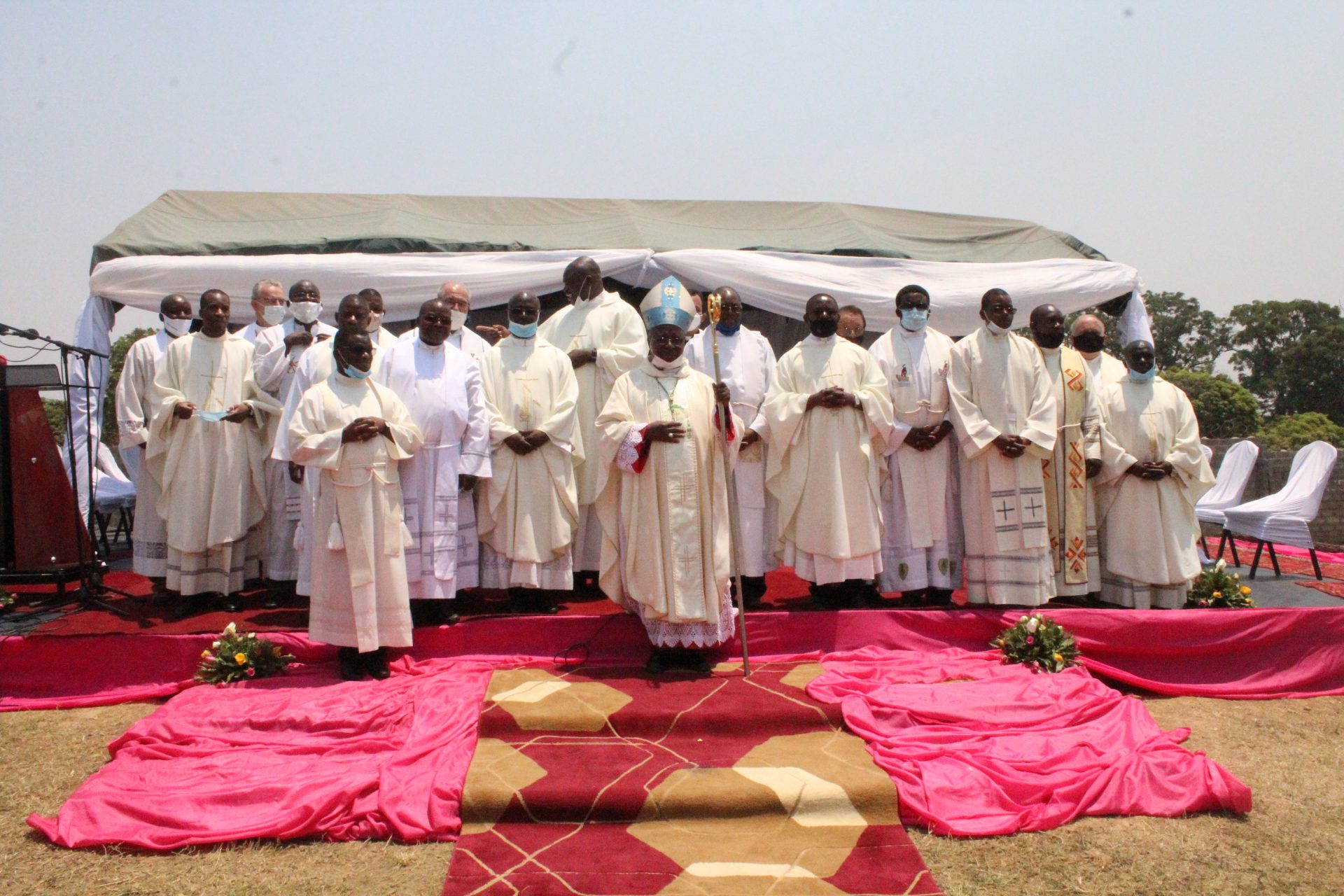 Bishop Dr. Benjamin Phiri Familiarization tour to Bwana Mkubwa Deanery