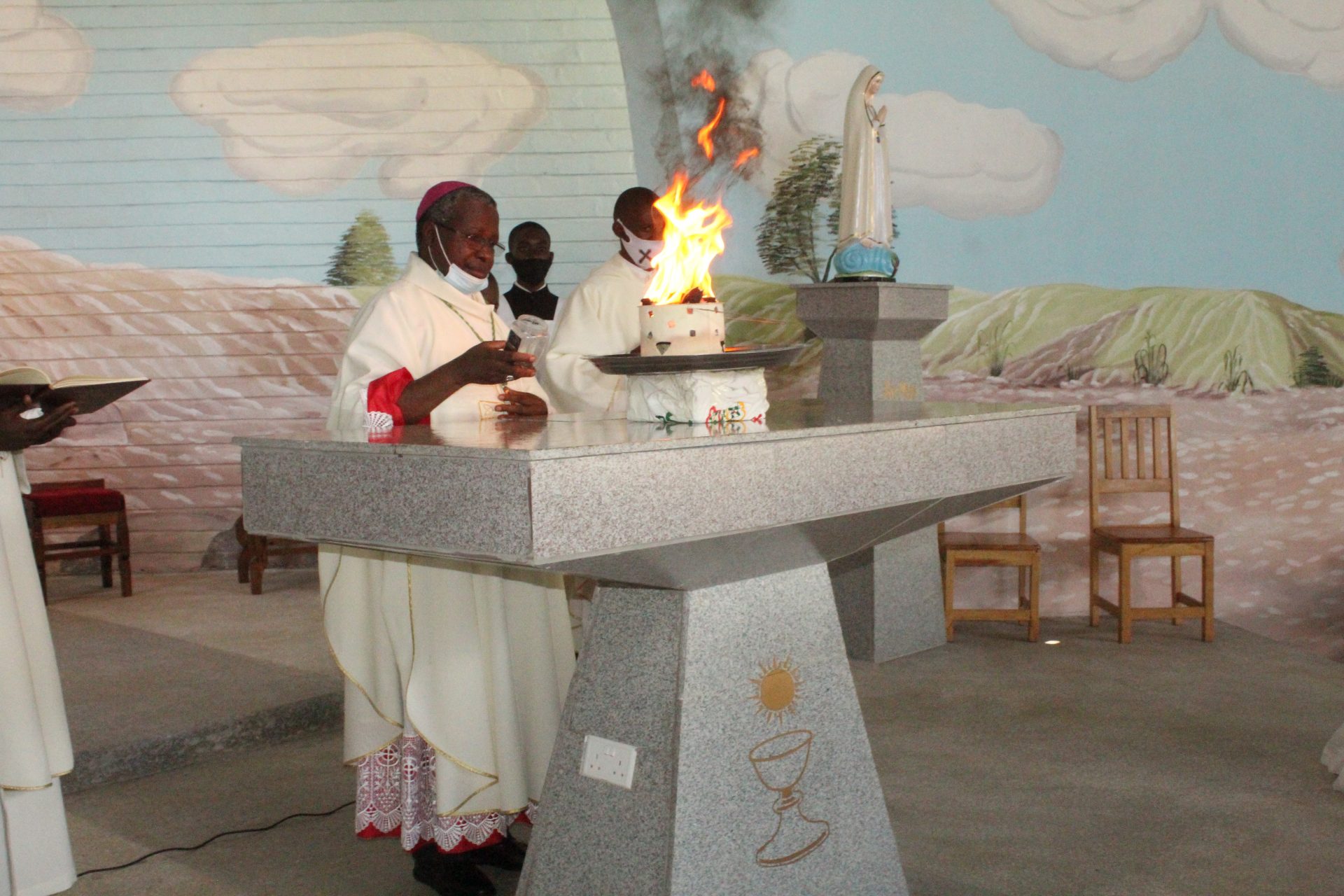 Blessing of  the Church Altar at St. Stephen Catholic Church, Twapia