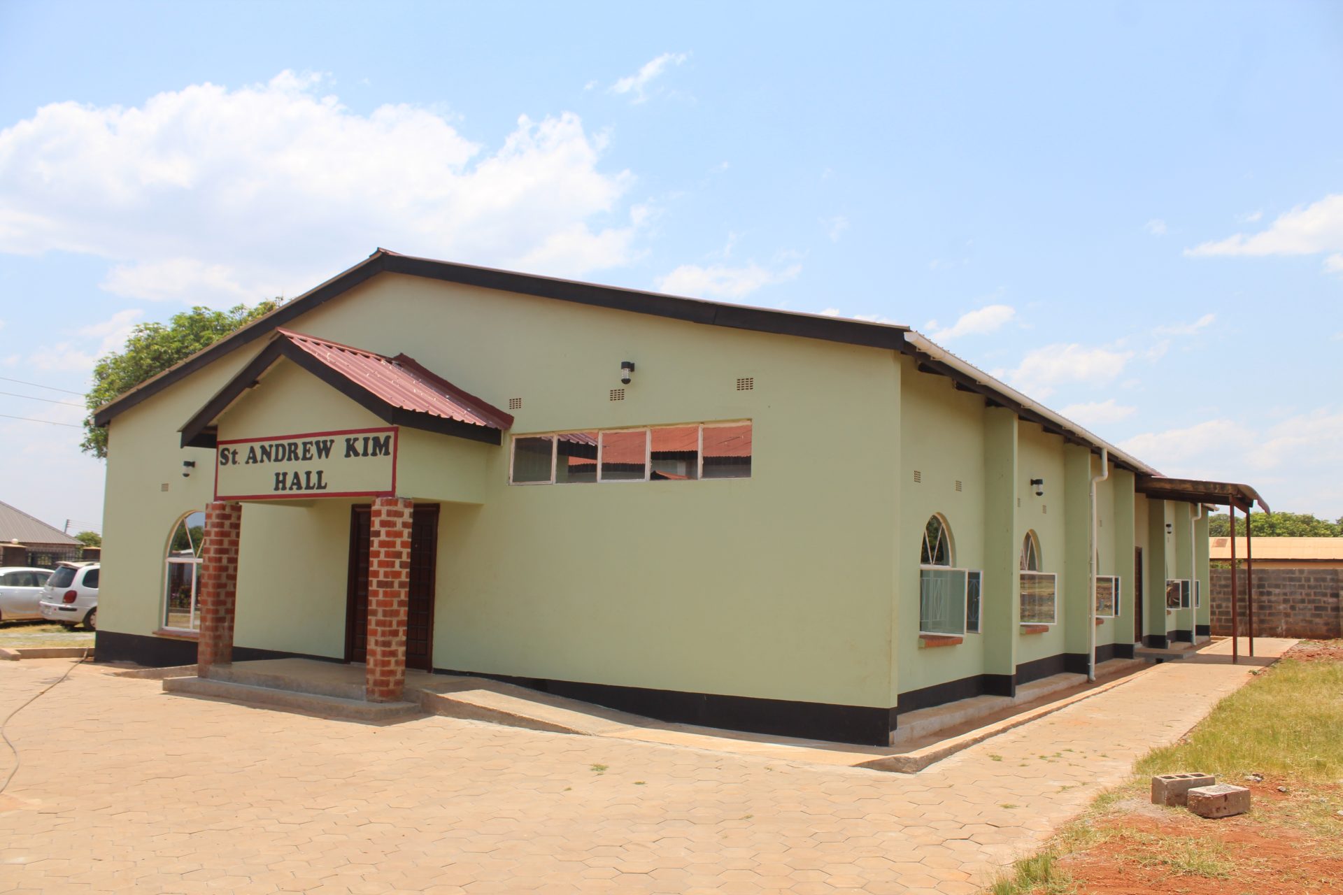 Newly constructed St. Andrew Kim Hall.