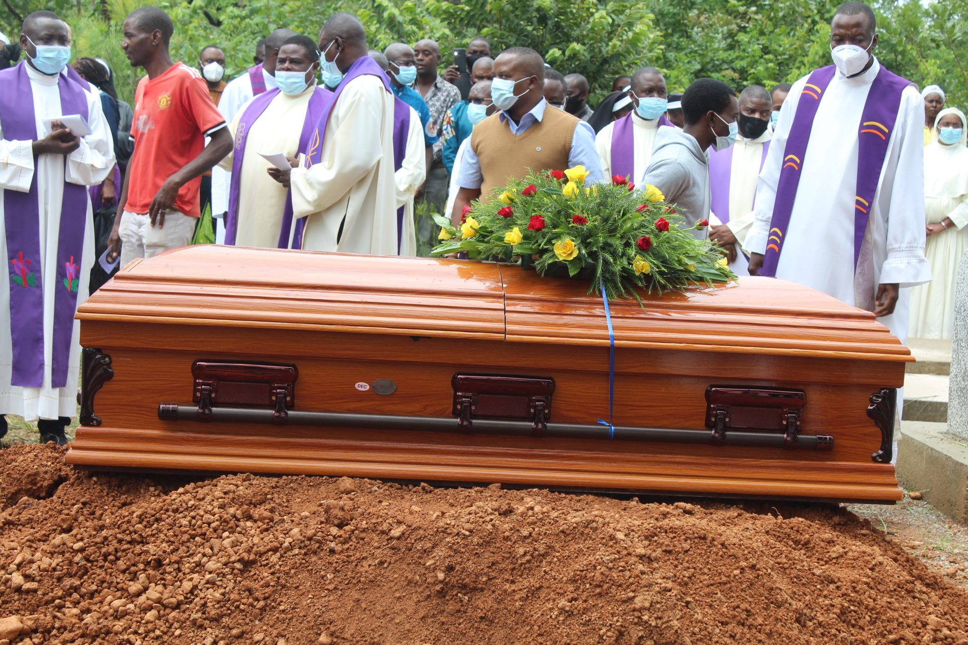 Rev. Fr. Collins Chansa put to Rest.