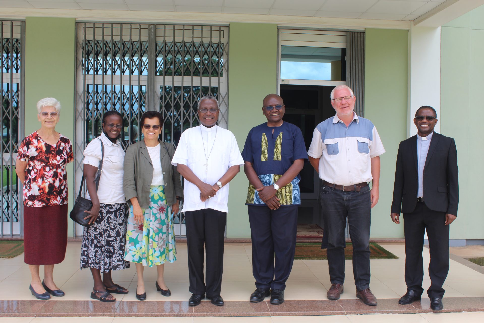 Focolare Movement superiors pays courtesy call to Bishop of Ndola Diocese.