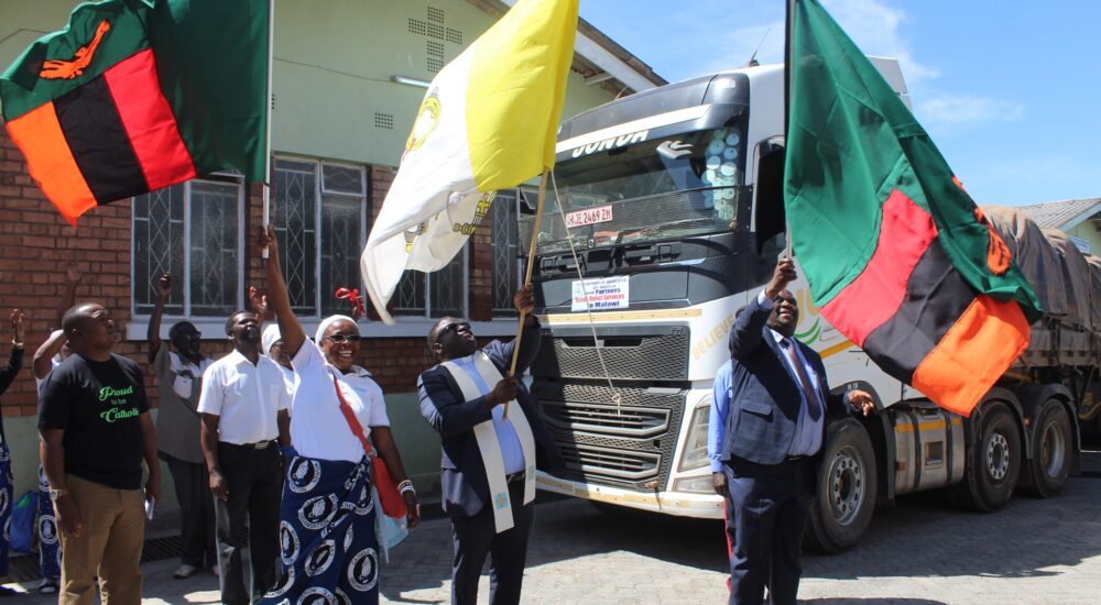 JOURNEY TO DELIVER DONATED GOODS TO MALAWI FLAGGED OFF