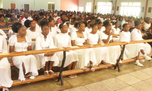 Confirmation at Fatima Girls Secondary School