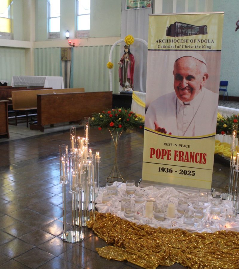 Vigil Mass for late Pope Francis.