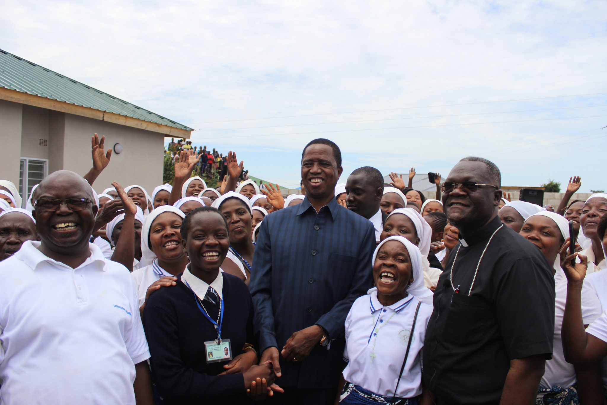 Commissioning of WoMF Kamenza Priests house By His Excellency, The President Mr. Edgar Lungu.- [In Pictures]