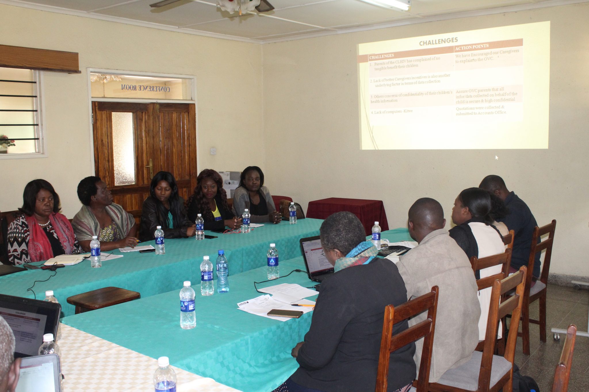 MONITORING AND EVALUATION REVIEW MEETING.