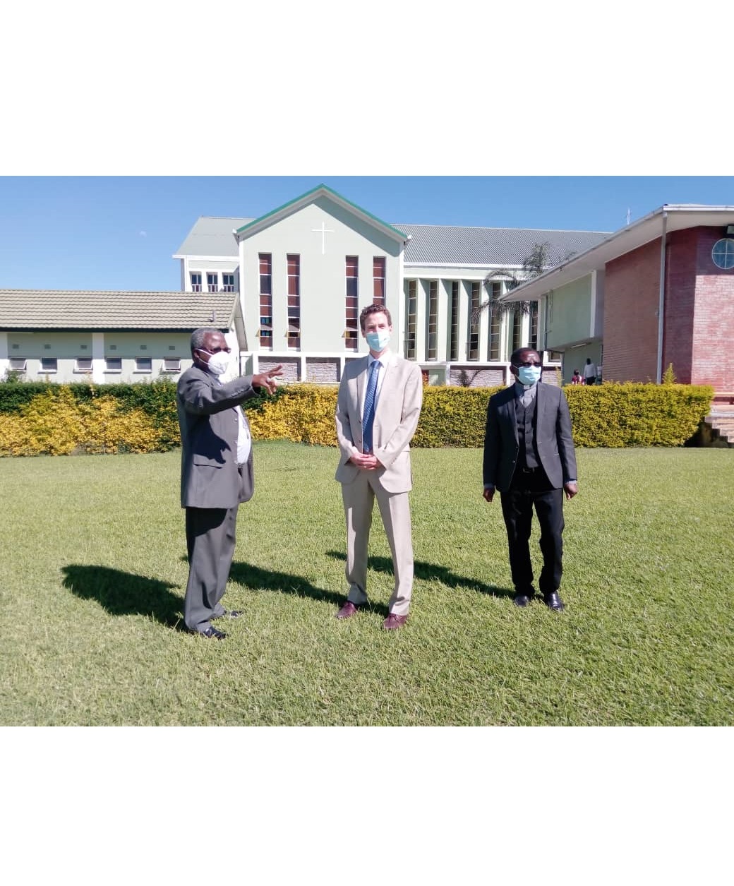 British High Commission to Zambia visits Catholic Diocese of Ndola.