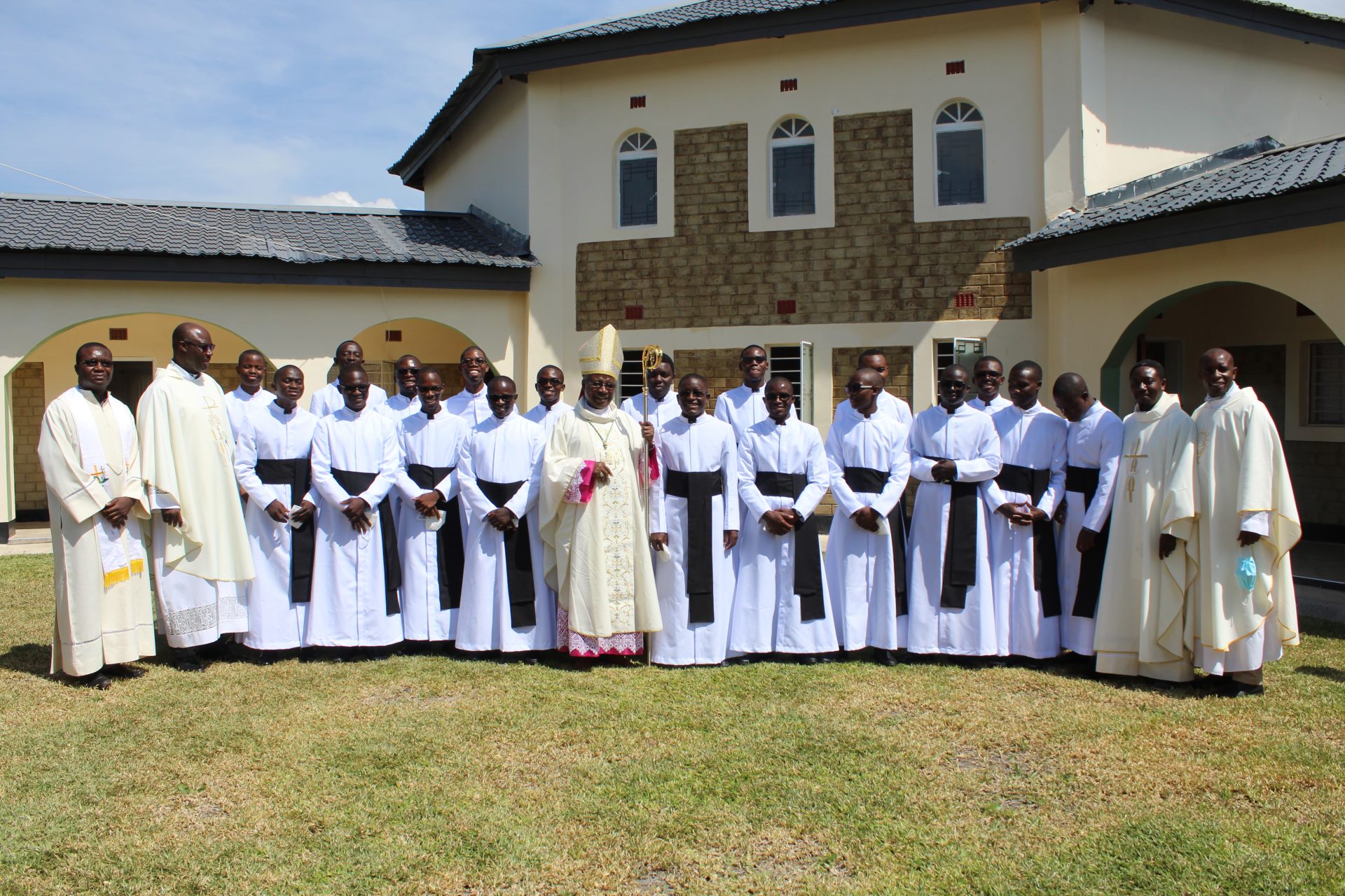 Cassock investiture Mass at St. Benedict Diocesan Seminary.