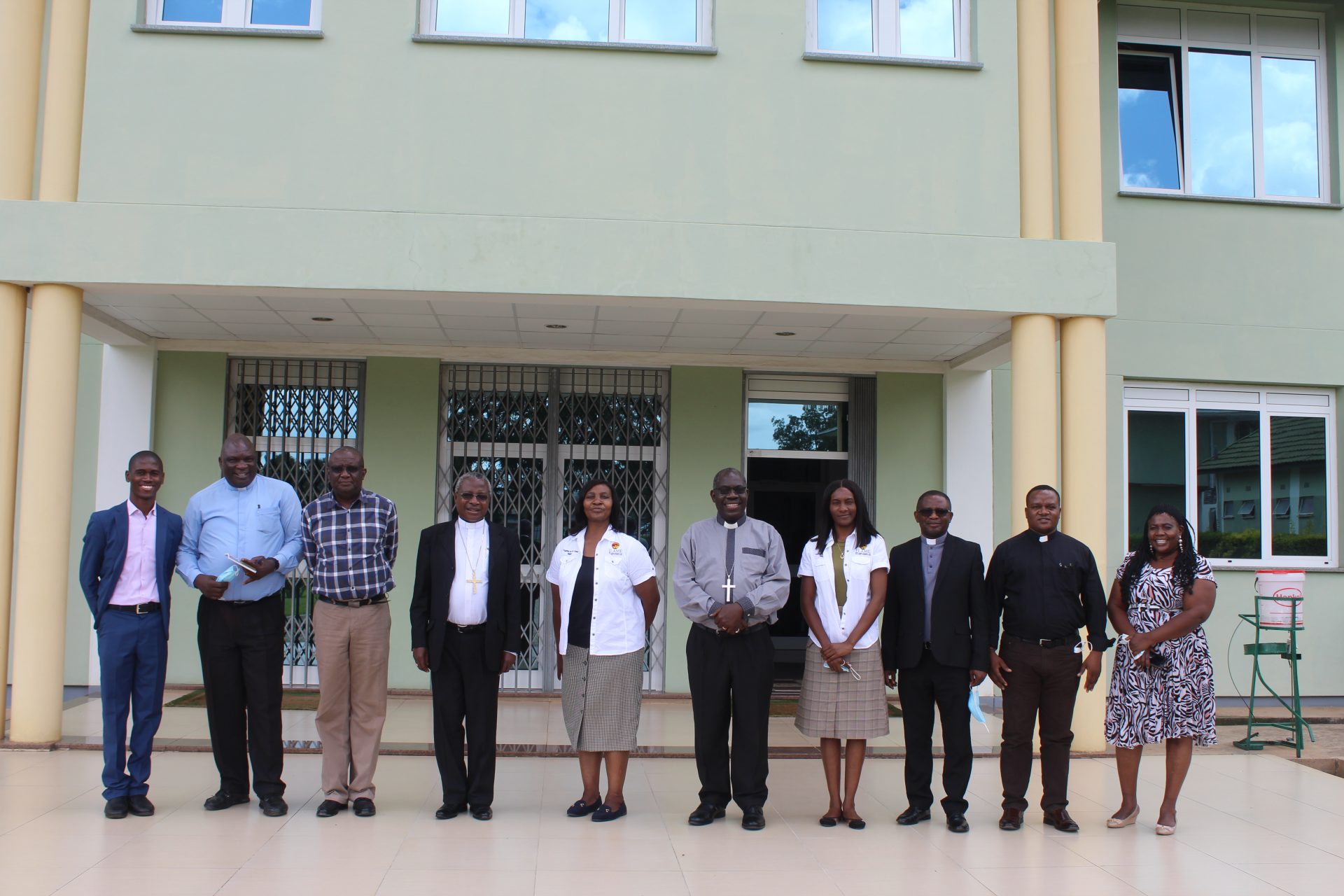 FLAME delegation Visits Bishop of Ndola Diocese.