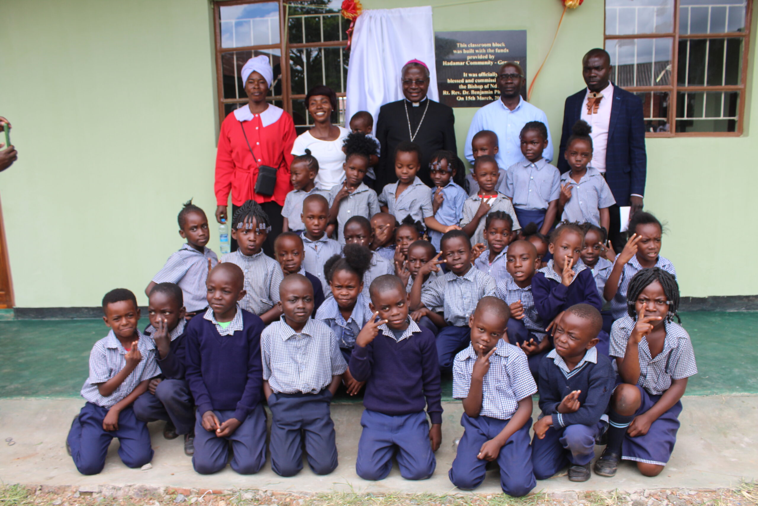Official Opening of Classroom block at St. Kizito School, Kitwe.