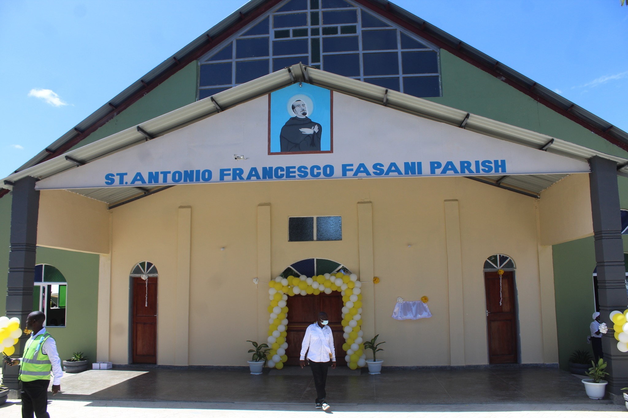 Mass for the consecration and blessing of the new church building at St. Antonio Fasani parish, Ndola